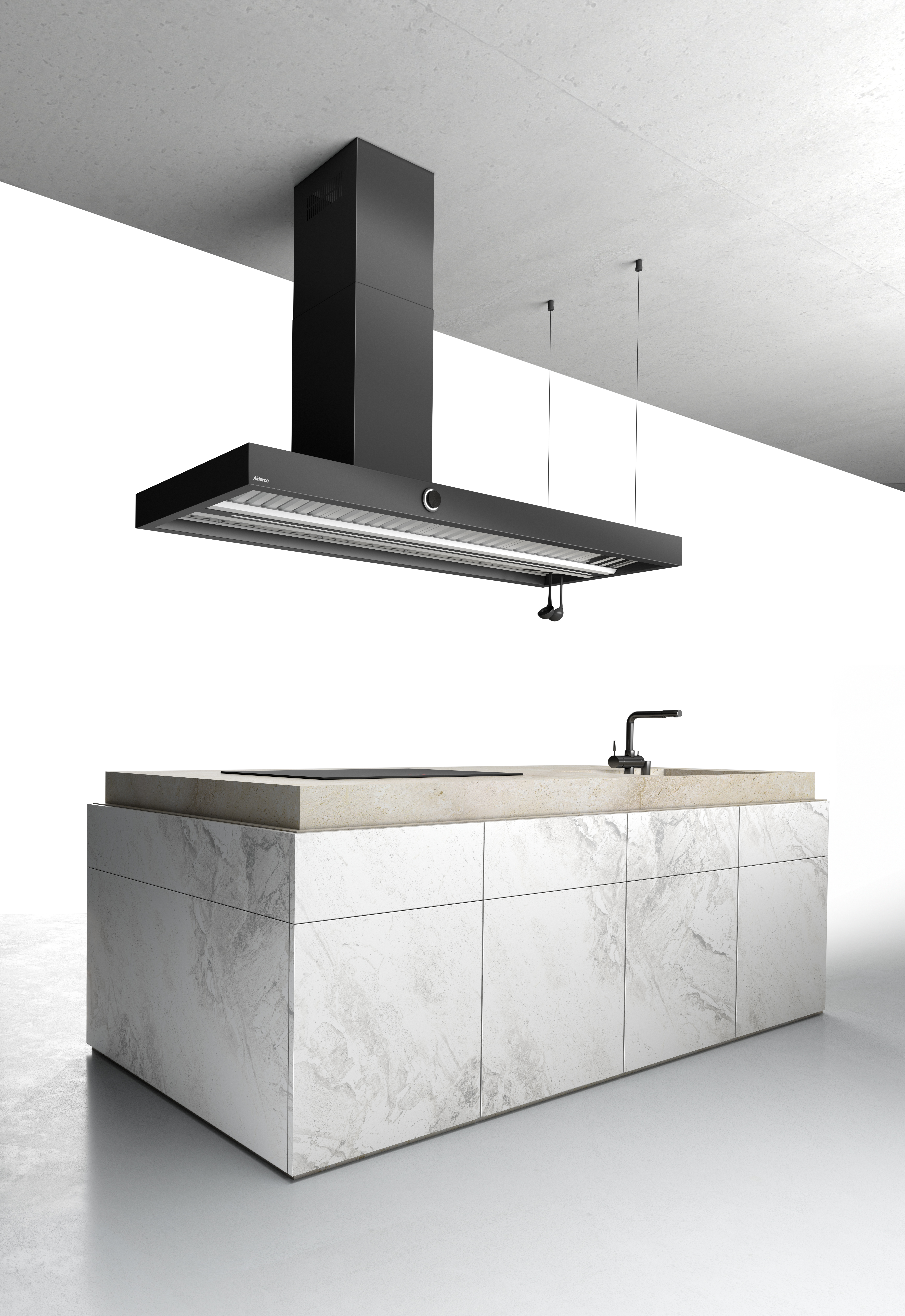 ΑΠΟΡΡΟΦΗΤΗΡΑΣ AIRFORCE Vis Boxy Island L AN/A/180 | ΑΠΟΡ/ΡΑΣ ΝΗΣΙΔΑ ΣΕ ΣΧΗΜΑ ΑΝΑΠΟΔΟΥ "Τ+" | NO DRIP 3